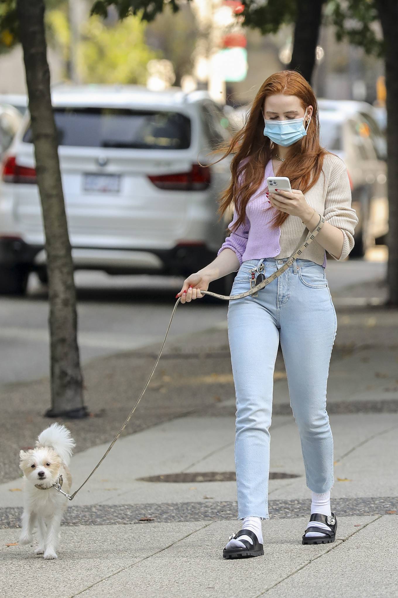 Madelaine Petsch – Out for a dog walk in Vancouver