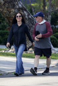 Madeleine Stowe with her husband Brian Benben - Out in Los Angeles