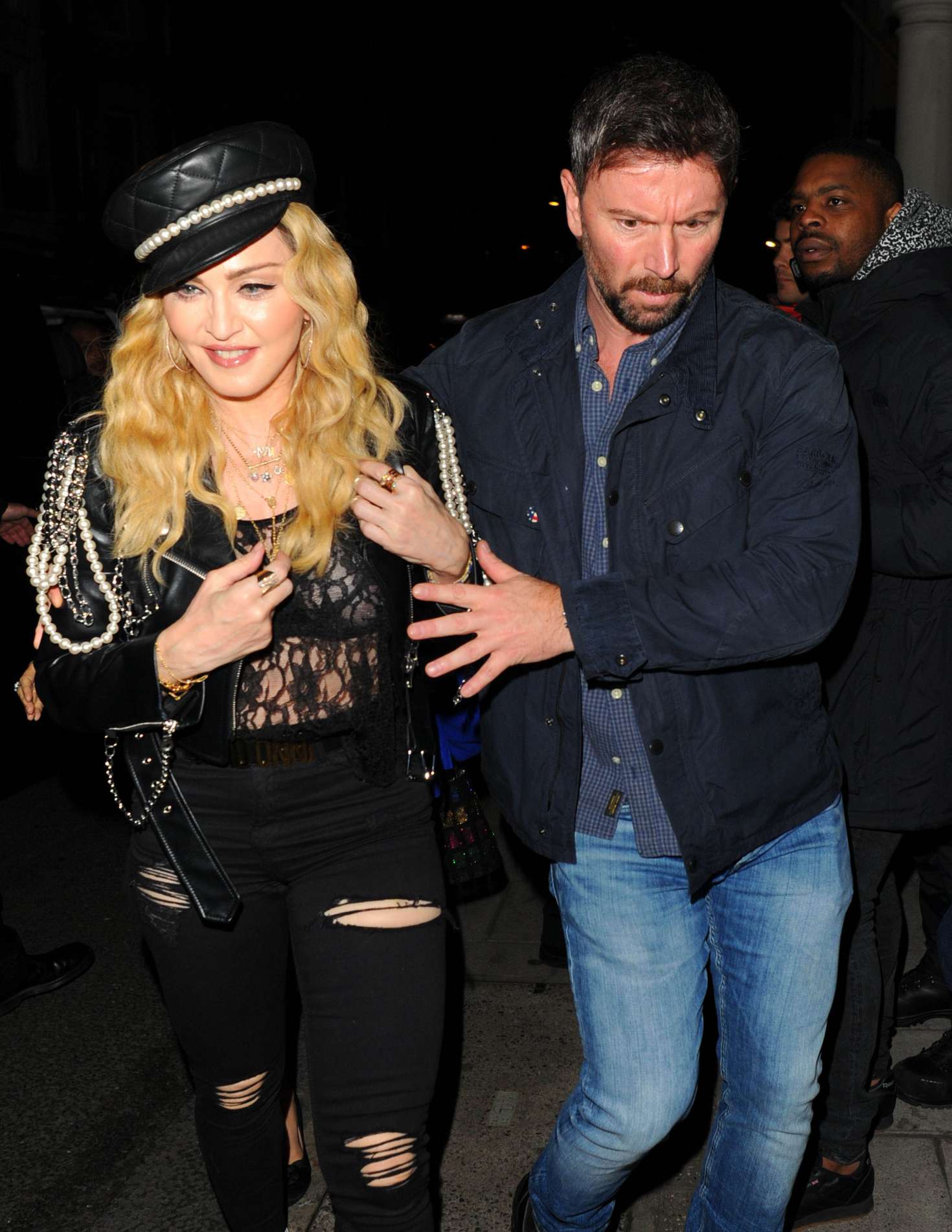 Madonna in Ripped Jeans out iin London | GotCeleb