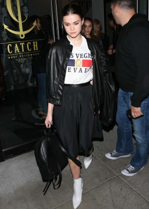 Maia Mitchell at Catch LA in West Hollywood
