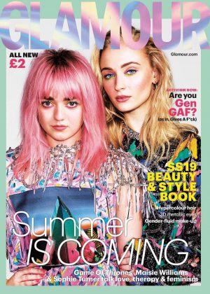 Maisie Williams and Sophie Turner - Glamour Magazine (March 2019)