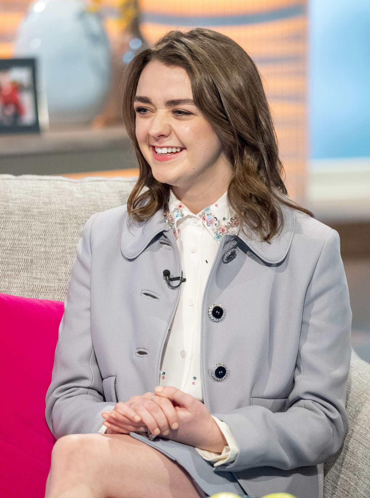 Maisie Williams on Lorraine TV show -21 | GotCeleb