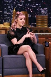 Maisie Williams - On 'The Late Show with Jimmy Fallon' in NYC