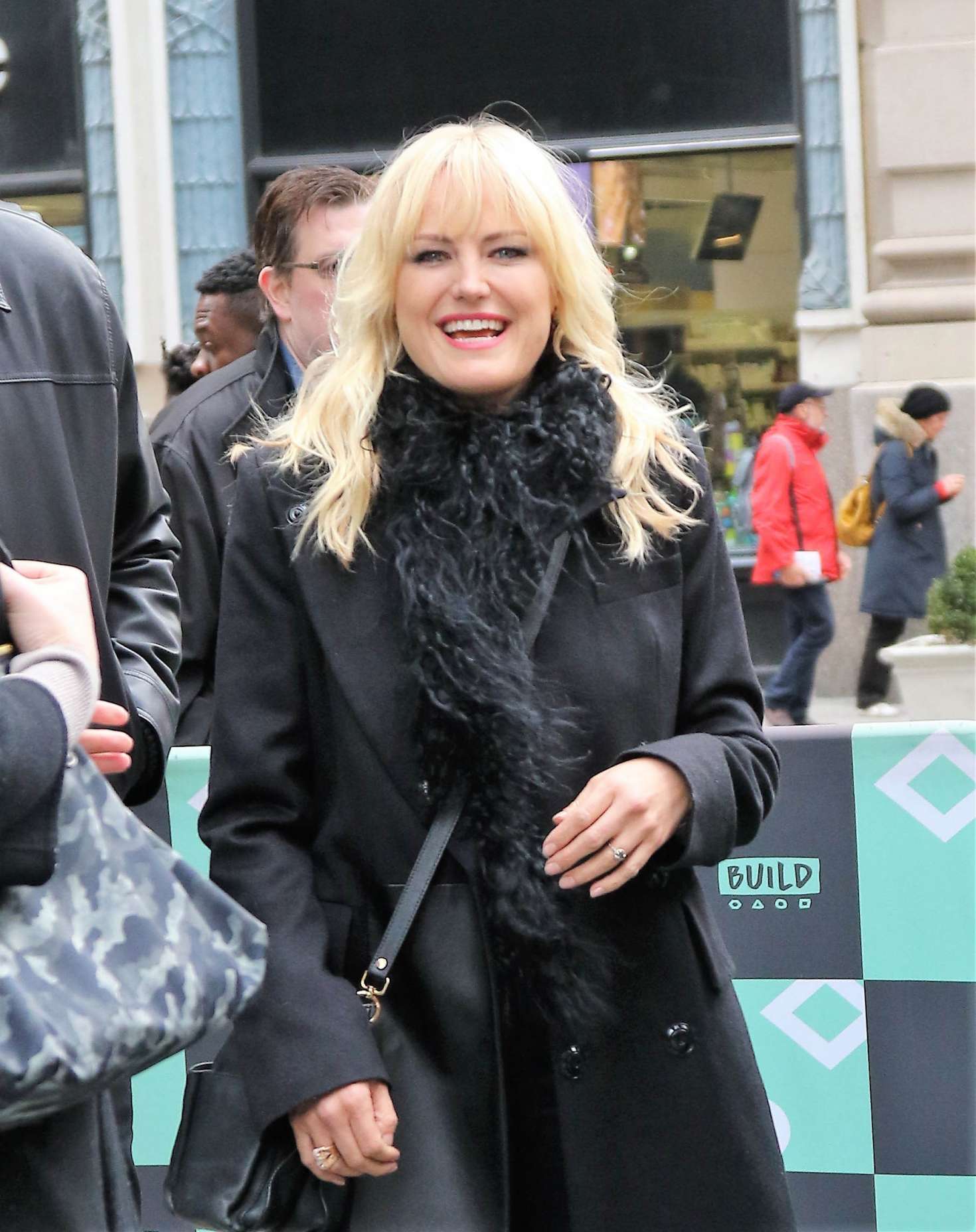 Malin Akerman: Arrives at AOL Build Series -07 | GotCeleb