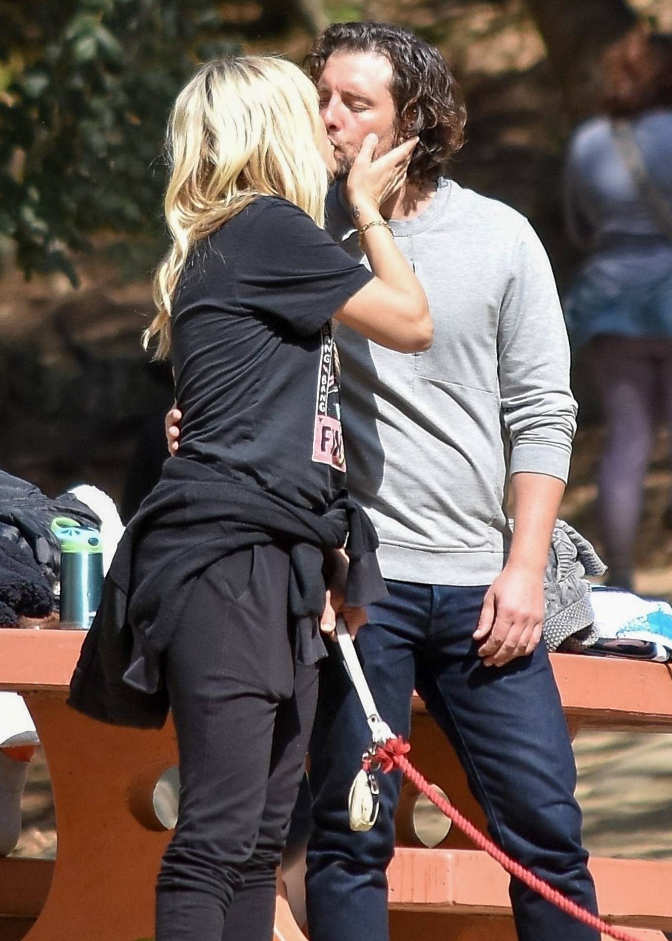 Malin Akerman - Seen with her husband Jack Donnelly at Griffith Park in