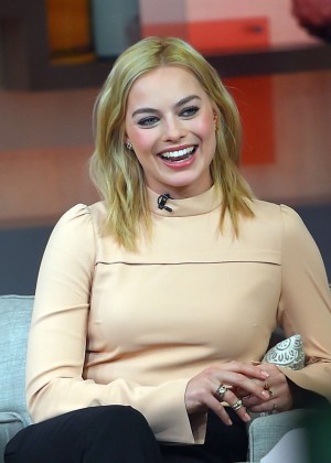 Margot Robbie on 'Good Morning America' in NYC