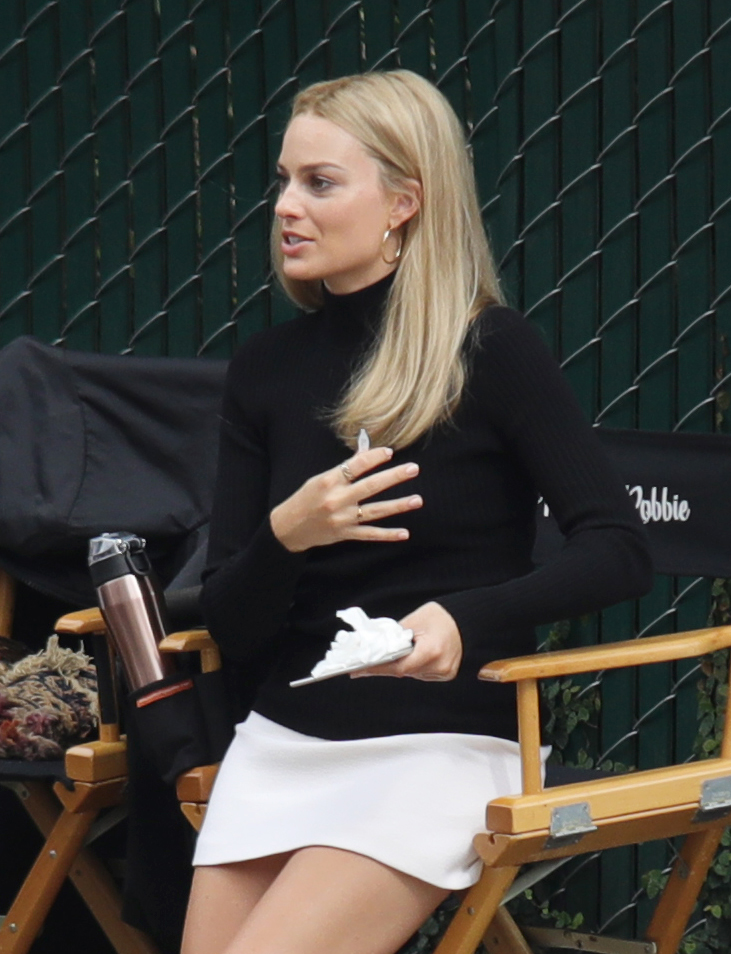 Margot Robbie On The Set Of Once Upon A Time In Hollywood In La Gotceleb