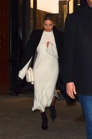 Margot Robbie spotted at Carbone in New York