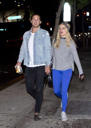 Margot Robbie with boyfriend out in West Hollywood
