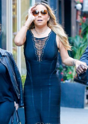 Mariah Carey at Philippe Restaurant in New York
