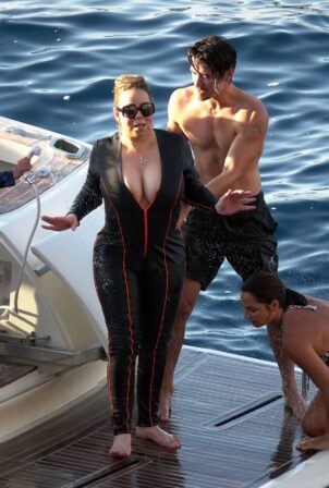 Mariah Carey - On a vacation in Capri