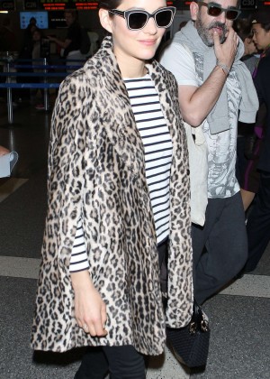 Marion Cotillard at LAX Airport in Los Angeles