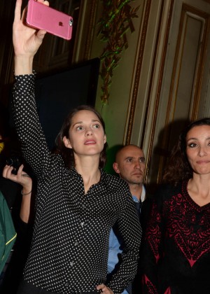 Marion Cotillard - Project Inauguration '1 Heart 1 Tree' in Paris