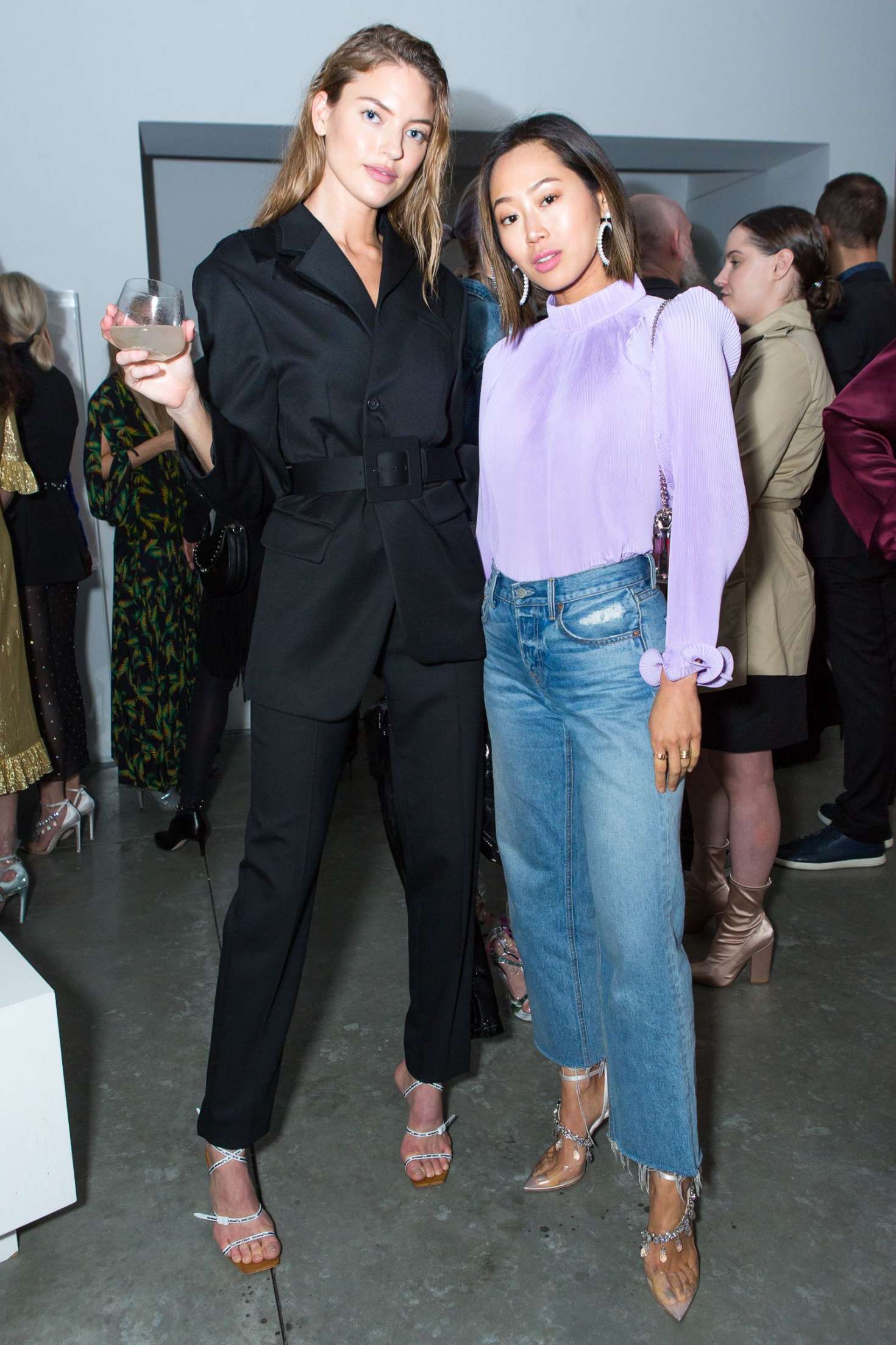 Martha Hunt: Sandra Choi and Virgil Abloh host NYFW Dinner -01 | GotCeleb