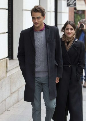 Martina Stoessel and Pepe Barroso Jr Out in Madrid