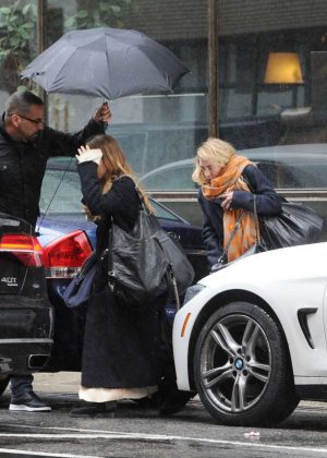 Mary Kate and Ashley Olsen Out in New York