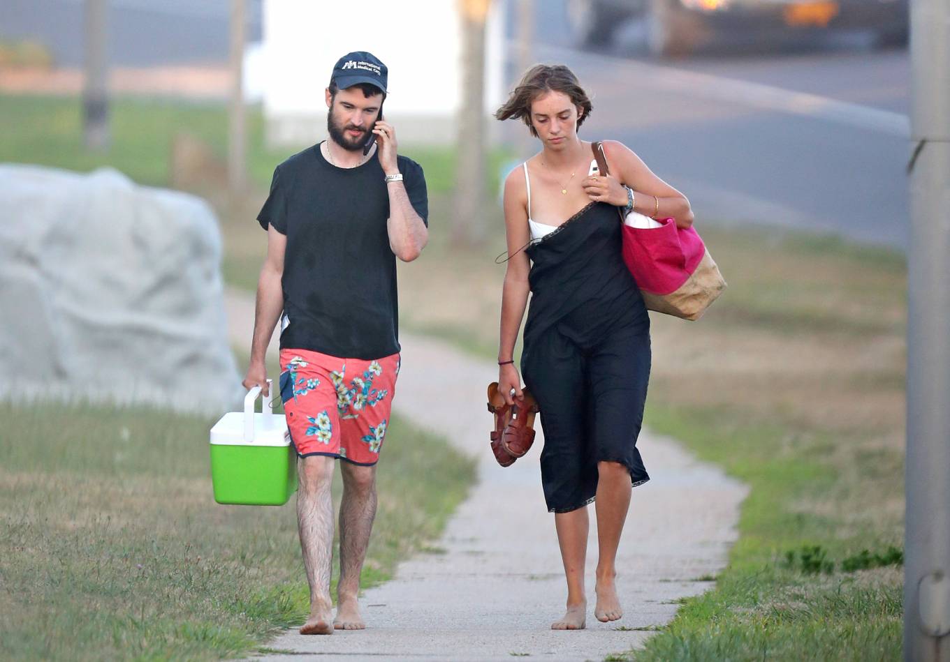 Maya Hawke and Tom Sturridge – Out in The Hamptons