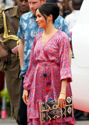 Meghan Markle - At University of the South Pacific campus in Suva - Fiji