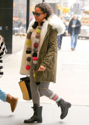 Melanie Brown out in New York City