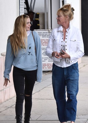 Melanie Griffith With her daughter Stella Banderas Out in LA