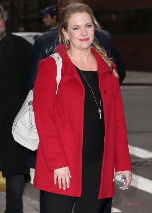 Melissa Joan Hart - Arriving at AOL Build Series in New York