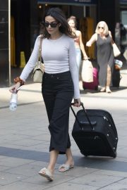 Michelle Keegan - Arriving in London