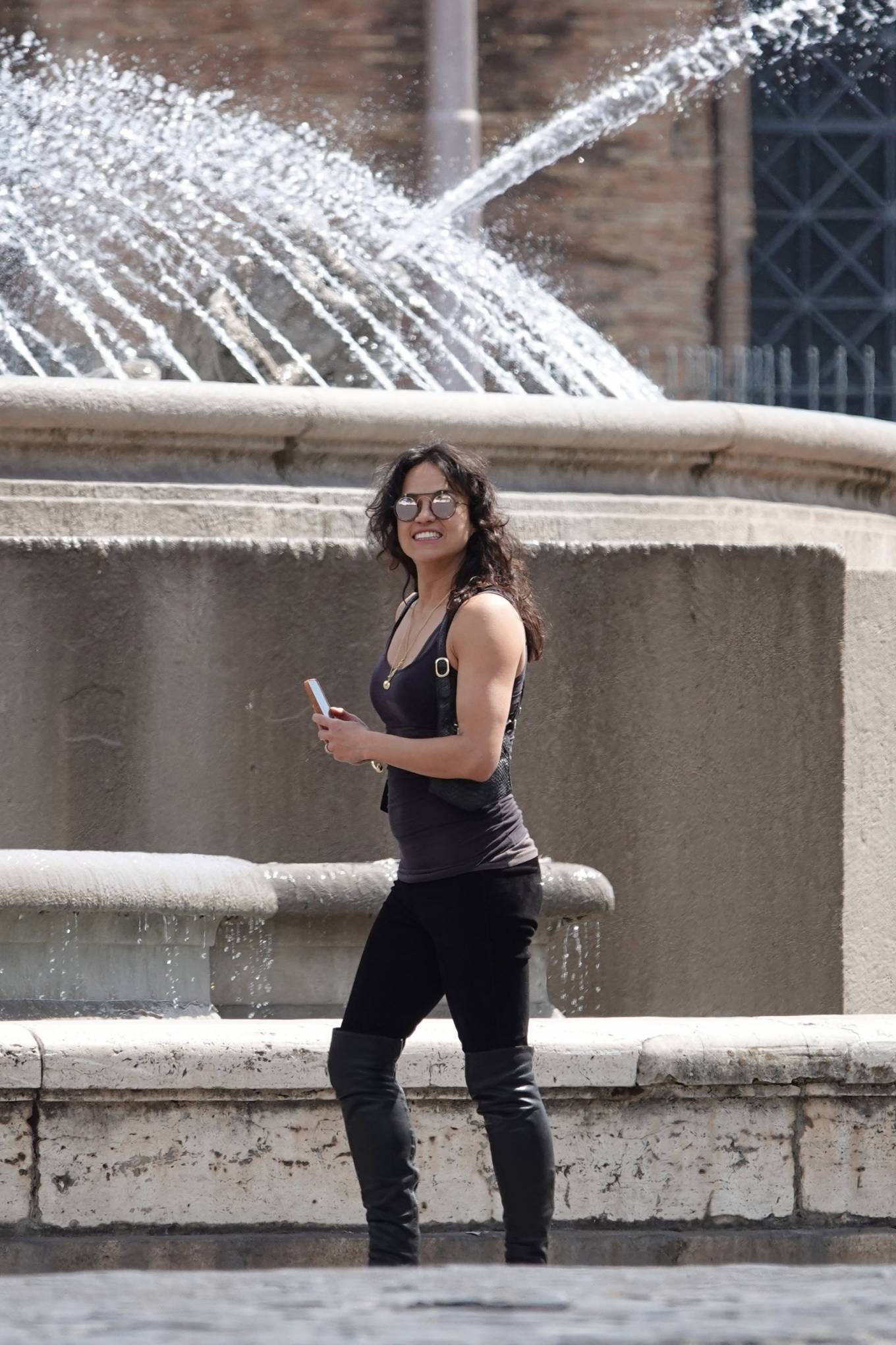 Michelle Rodriguez 2022 : Michelle Rodriguez – On vacation in Rome-12