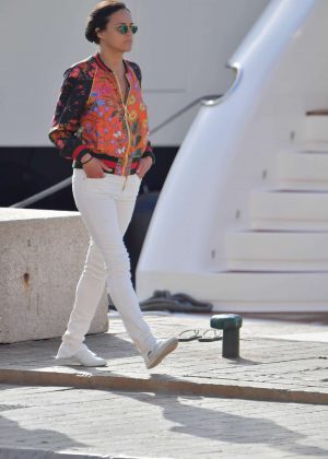 Michelle Rodriguez - Out in St Tropez