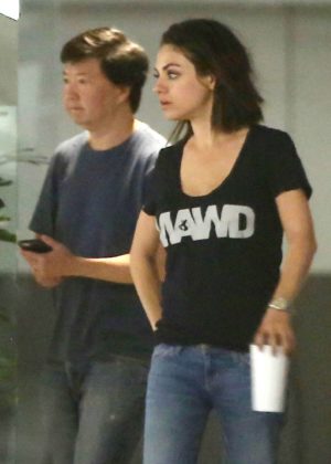 Mila Kunis and Ken Jeong out in Malibu