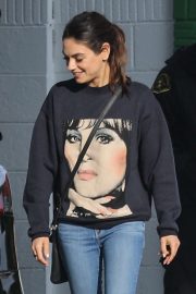 Mila Kunis - Out on a solo coffee run in Beverly Hills