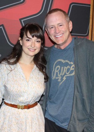 Milana Vayntrub at The Kevin and Bean Show in LA