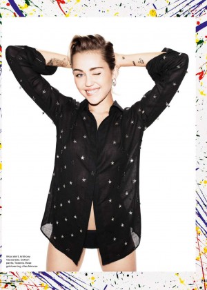 Miley Cyrus - Elle UK Magazine (October 2015)