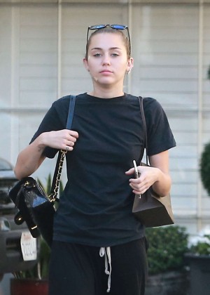 Miley Cyrus - Leaving Epione Cosmetic Laser Center in Beverly Hills