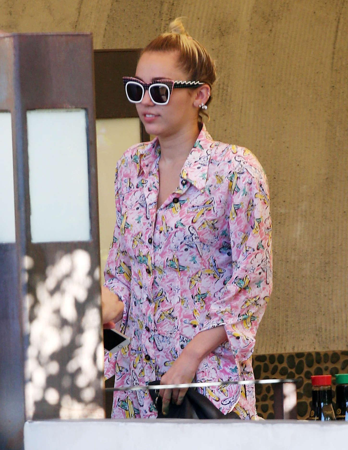 Miley Cyrus 2015 : Miley Cyrus in Mini Dress  -01