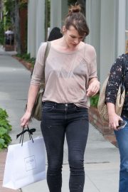 Milla Jovovich - Shops at Isabel Marant on Melrose Place in West Hollywood