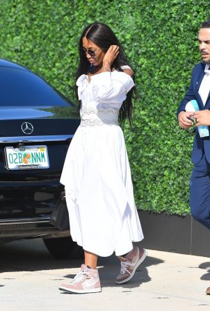 Naomi Campbell - Attends a JPMorgan Chase event in Miami Beach