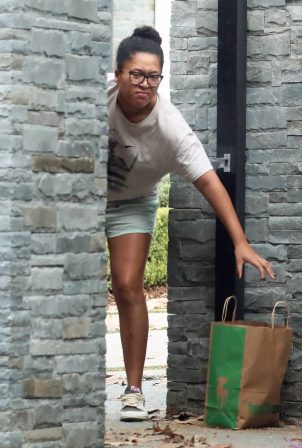 Naomi Osaka - Is seen for the first time after announcing her pregnancy in L.A