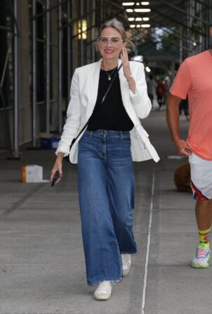 Naomi Watts - on a stroll with her kids in New York
