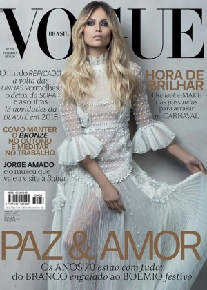 Natasha Poly - Vogue Brazil Cover (February 2015)
