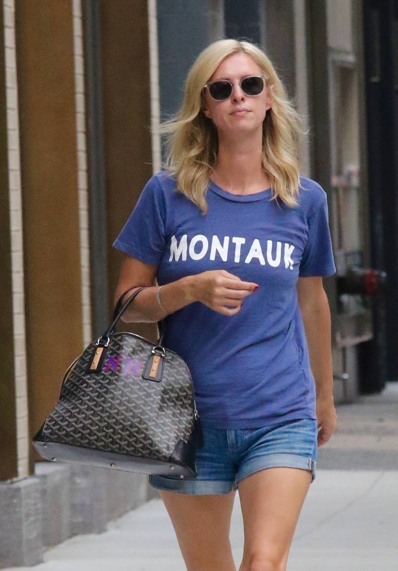 Nicky Hilton - In short shorts while out in Manhattans SoHo area-10