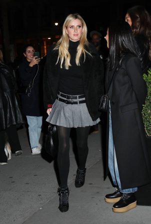 Nicky Hilton Rothschild - With Taylor Swift's during a night out at Zero Bond in New York City