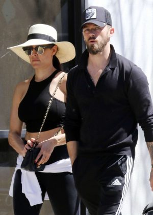 Nikki Bella and Artem Chigvintsev - Out for lunch at Joan's on Third in LA