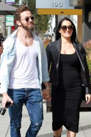 Nikki Bella and her fiance Artem Chigvintsev - Out for lunch in Beverly Hills