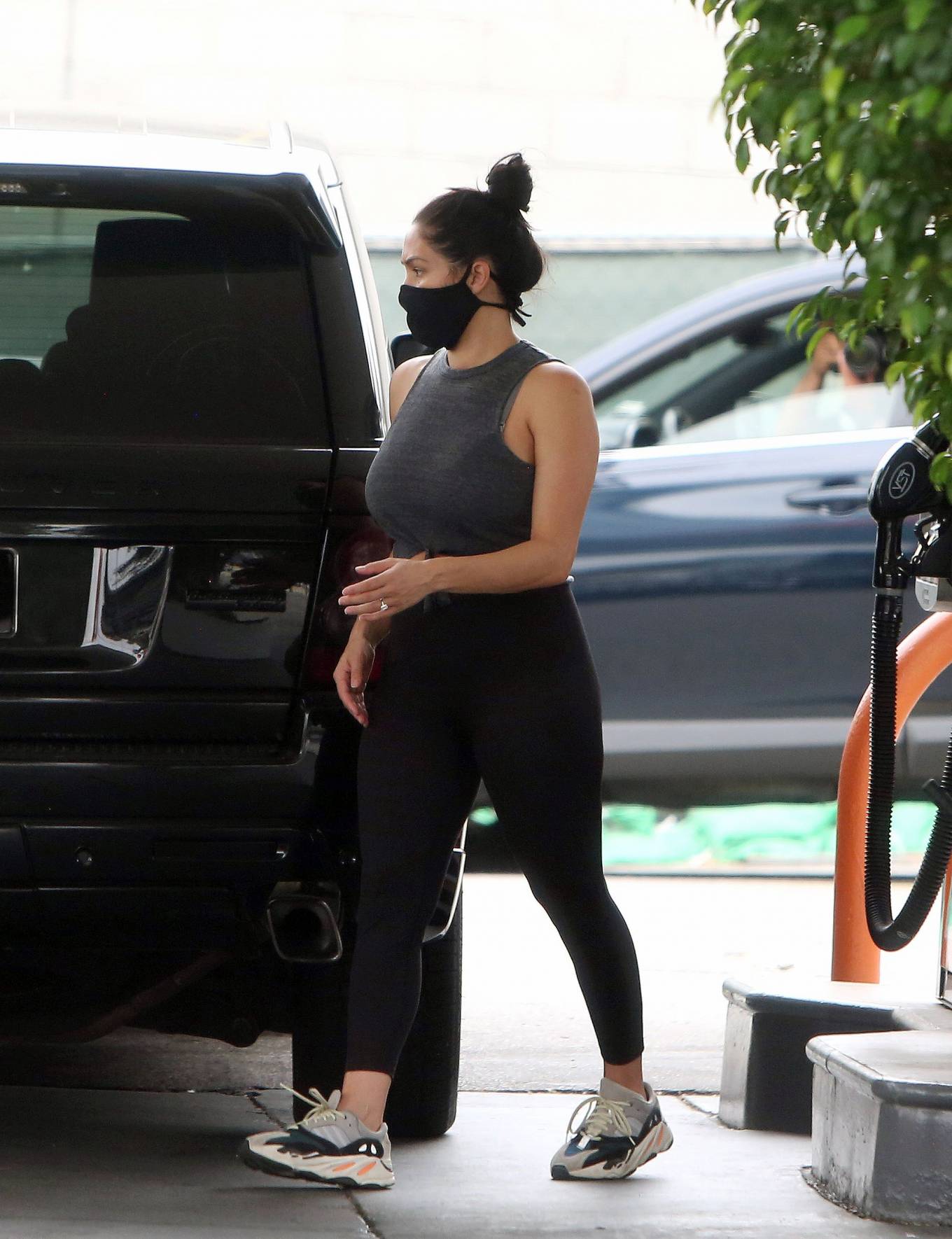 Nikki Bella – Seen at a gas station in Los Angeles