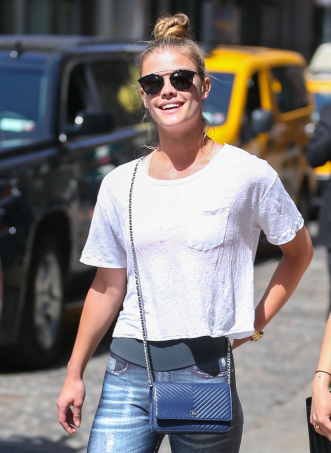 Nina Agdal in Jeans out and about in New York – GotCeleb