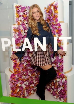Nina Agdal - Pay it Plan it, A New Mobile Feature from AmEx launch event in NYC