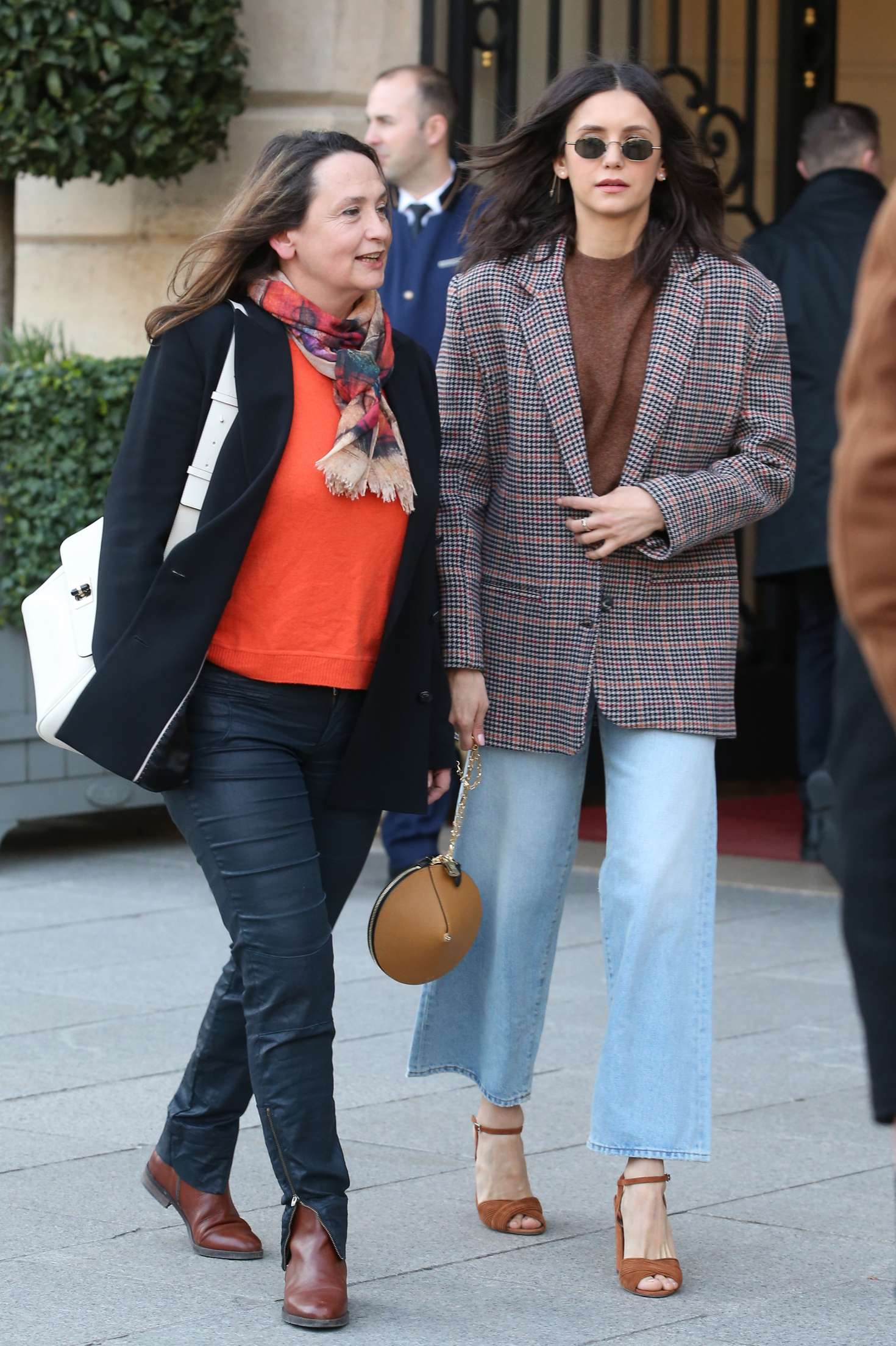 Nina Dobrev: Leaving the Ritz Hotel in Paris-02 | GotCeleb