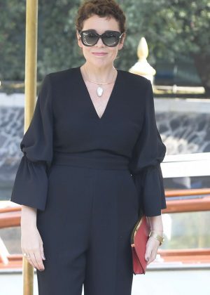 Olivia Colman - Arrives at the Excelsior Hotel in Venice