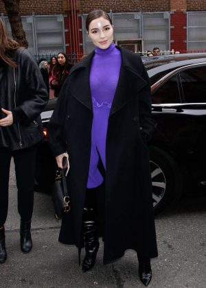Olivia Culpo - Arrives at Alice + Olivia Fashion Show in NYC