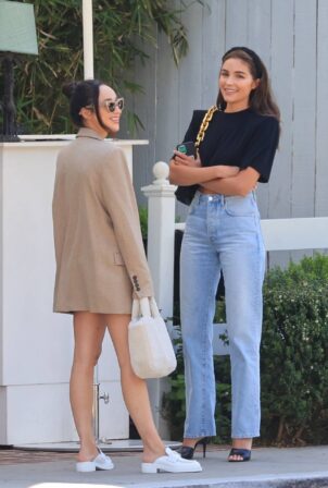 Olivia Culpo - Steps out with Cara Santana in West Hollywood